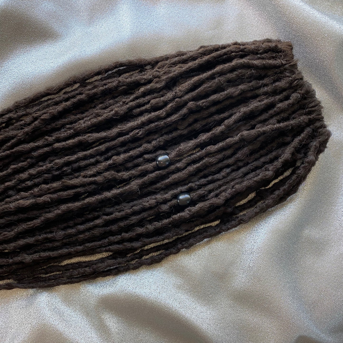 Dark Chocolate Brown Synthetic Crochet Dreadlocks