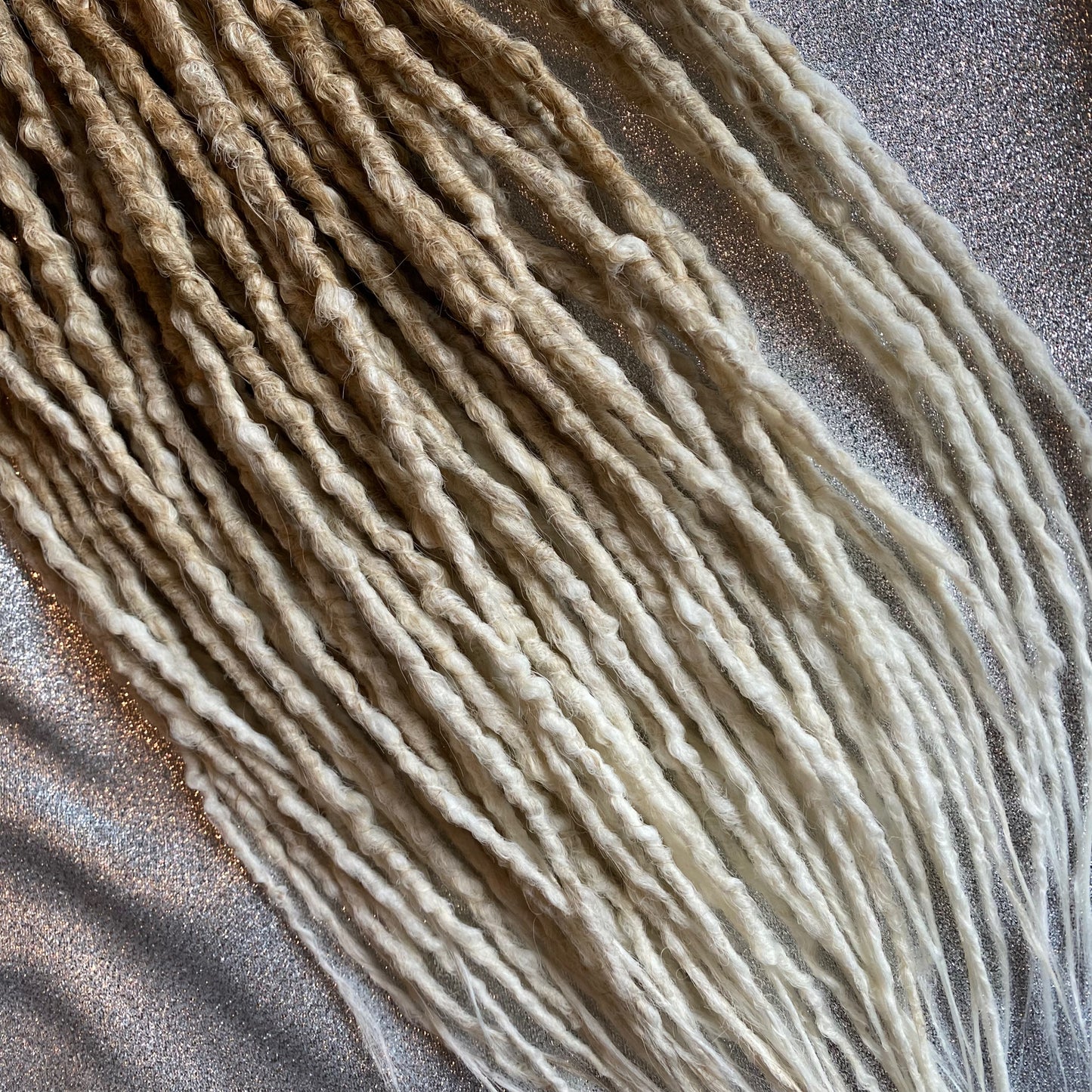 Synthetic Dreadlocks with Braids Warm Blonde Ombre