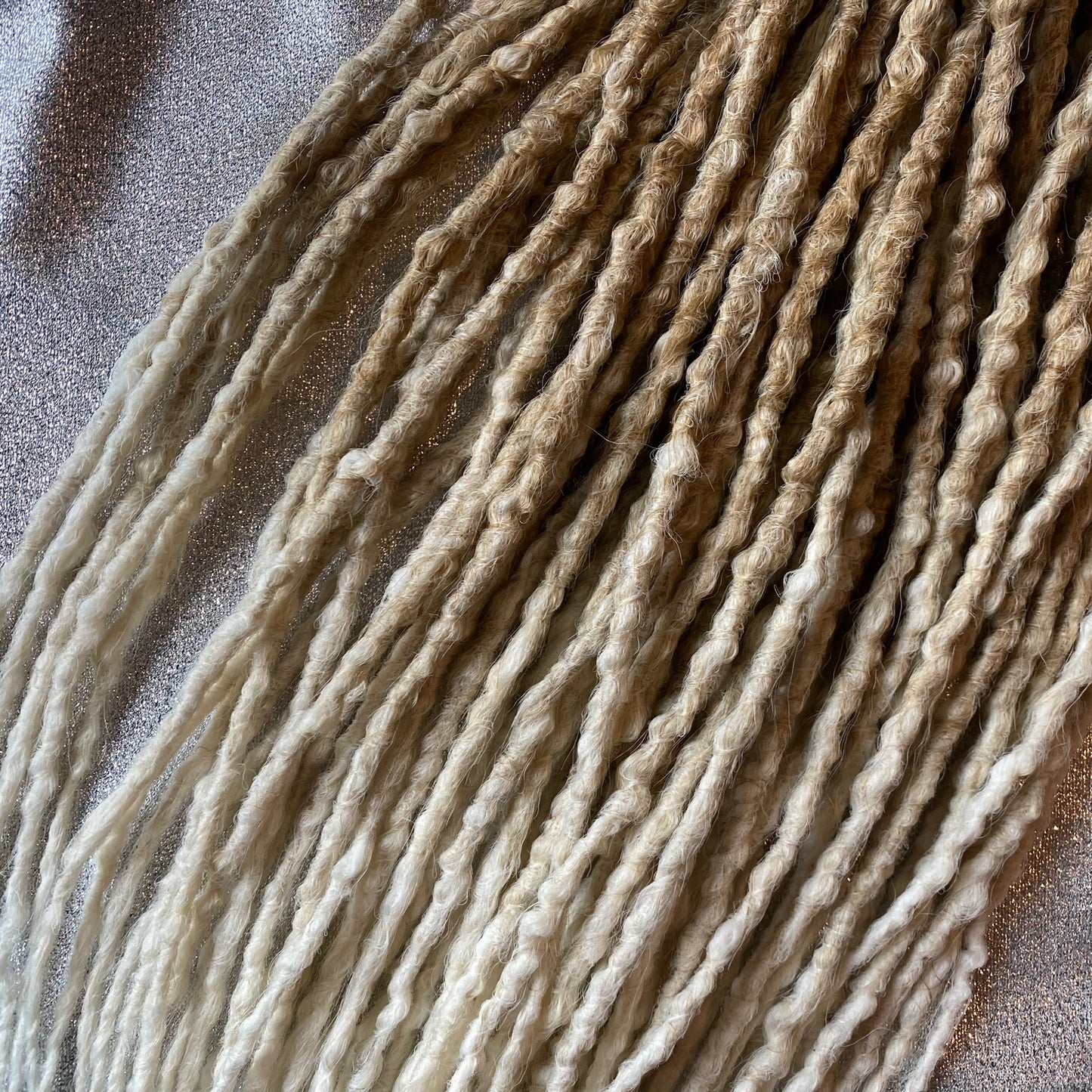 Synthetic Dreadlocks with Braids Warm Blonde Ombre