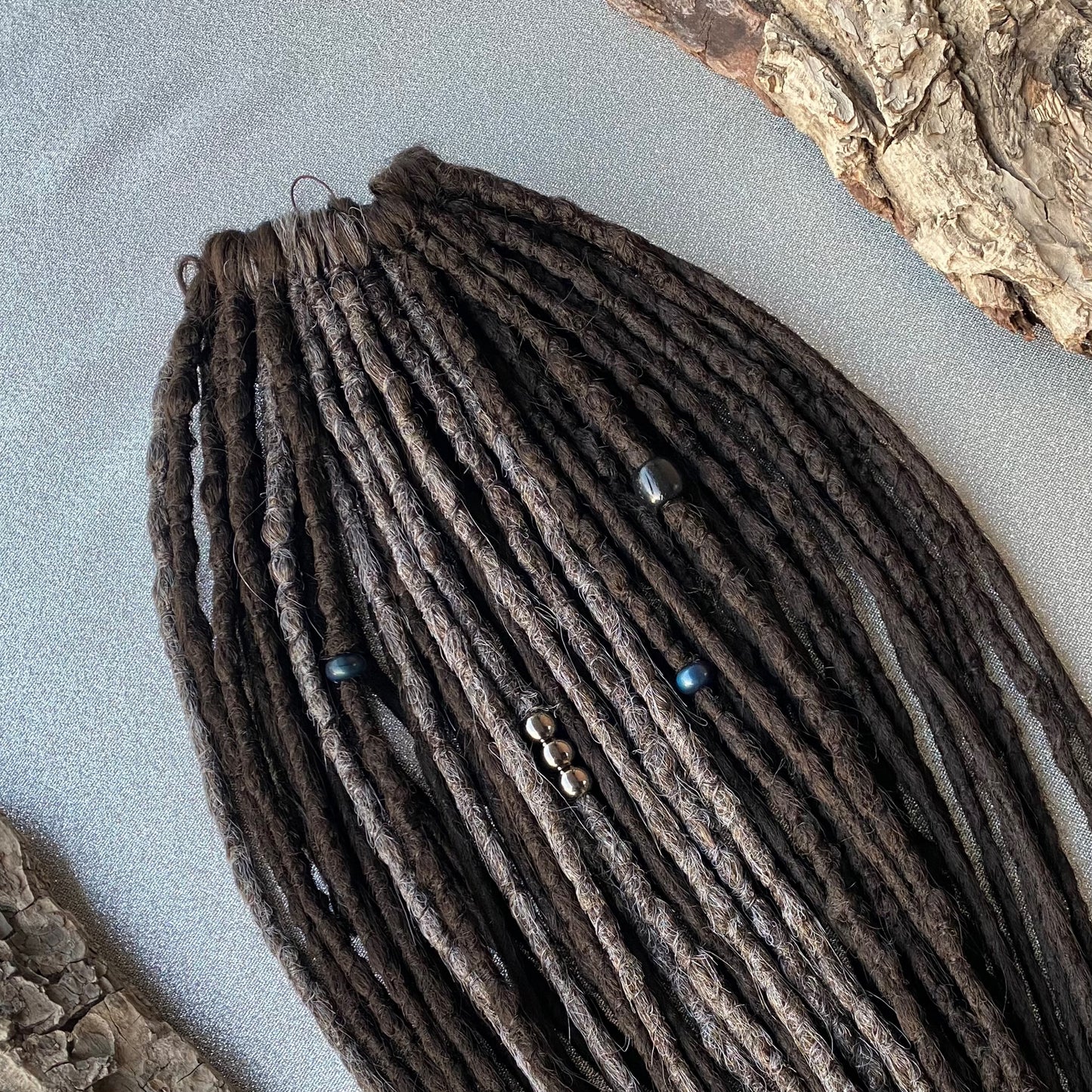 Chocolate Brown Synthetic Crochet Dreadlocks