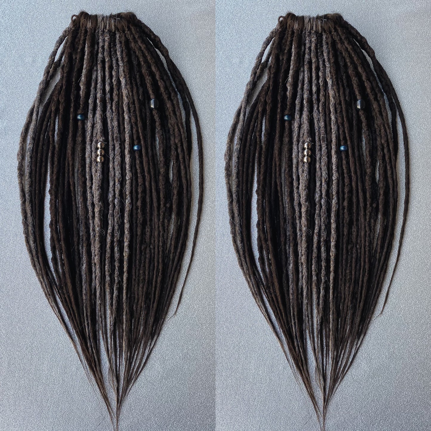 Chocolate Brown Synthetic Crochet Dreadlocks