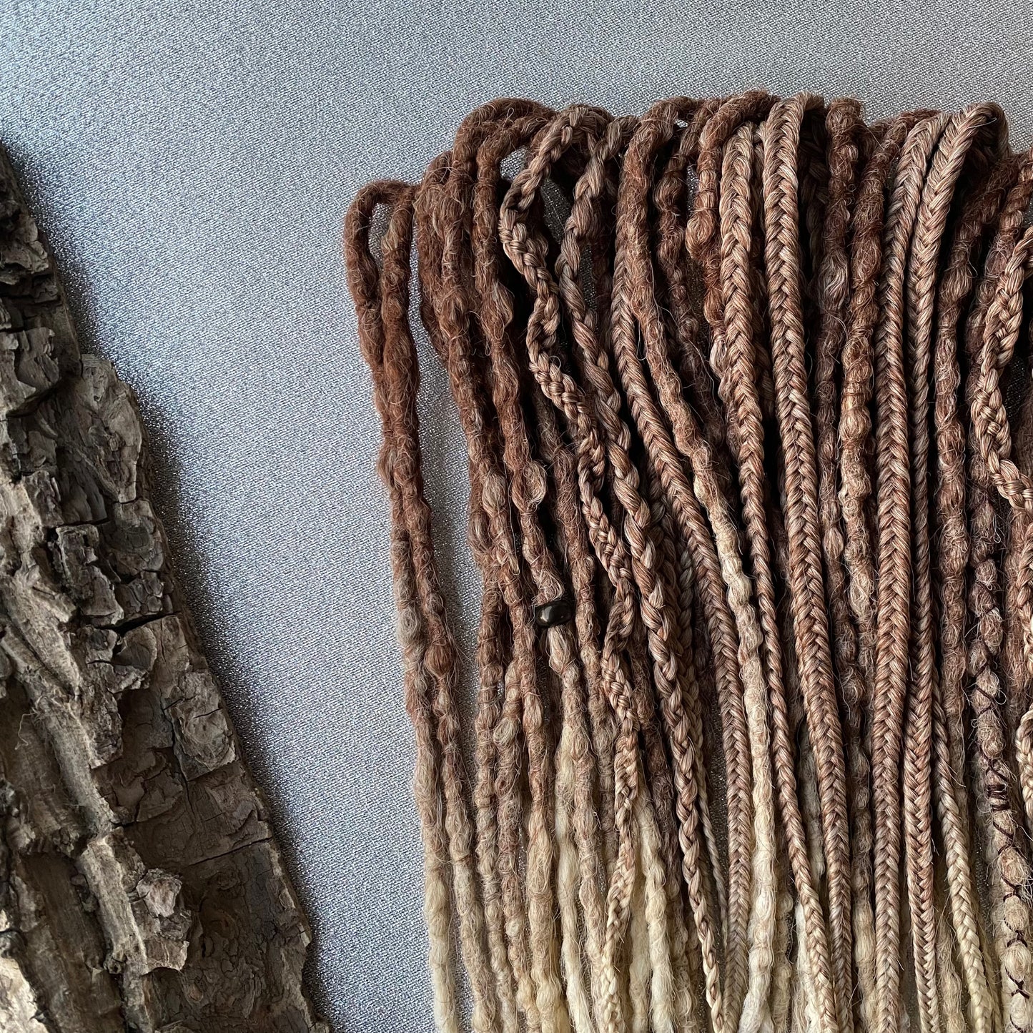 Brown to Blonde Ombre Synthetic Dreadlocks