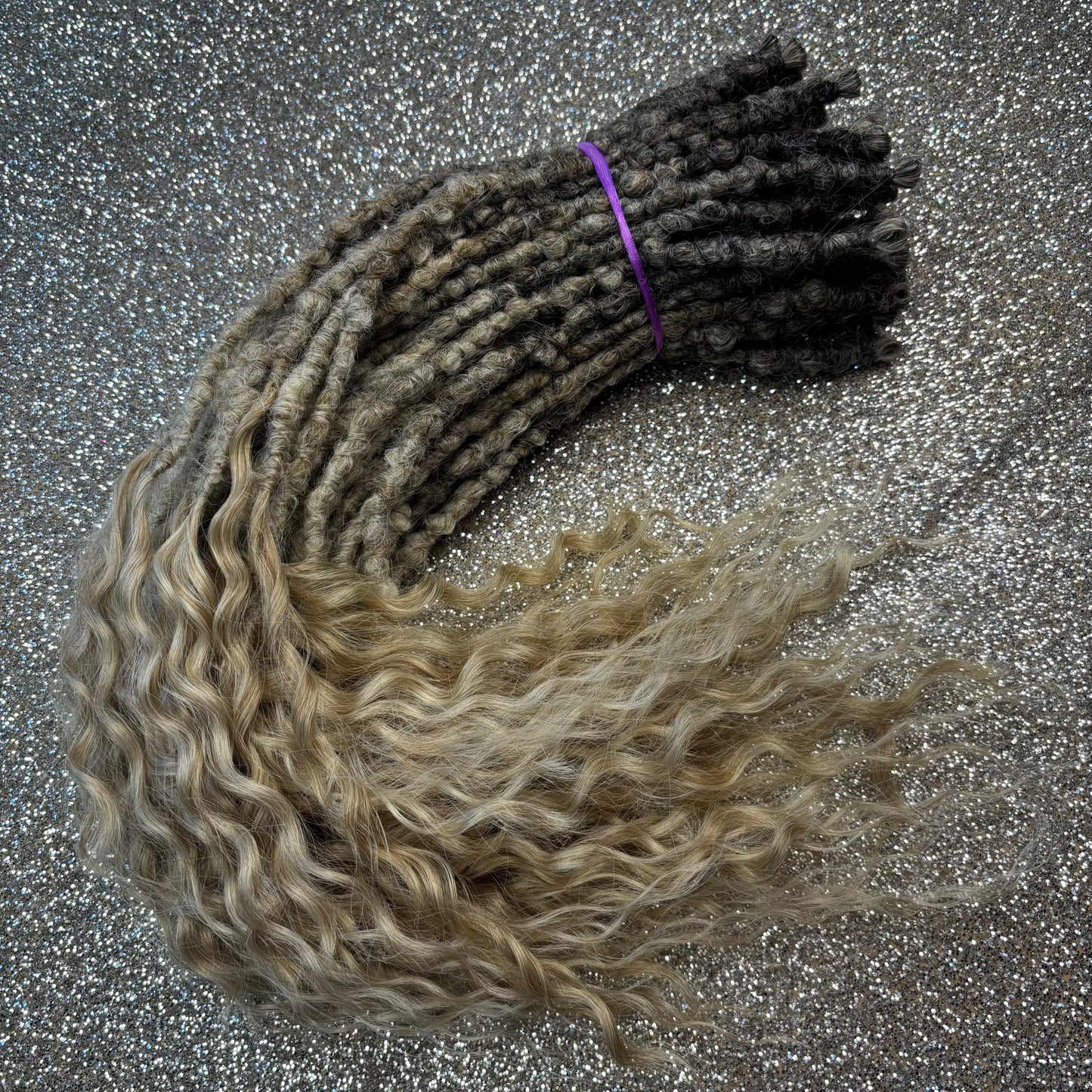 Boho Synthetic Crochet Dreadlocks Curly Loose Ends