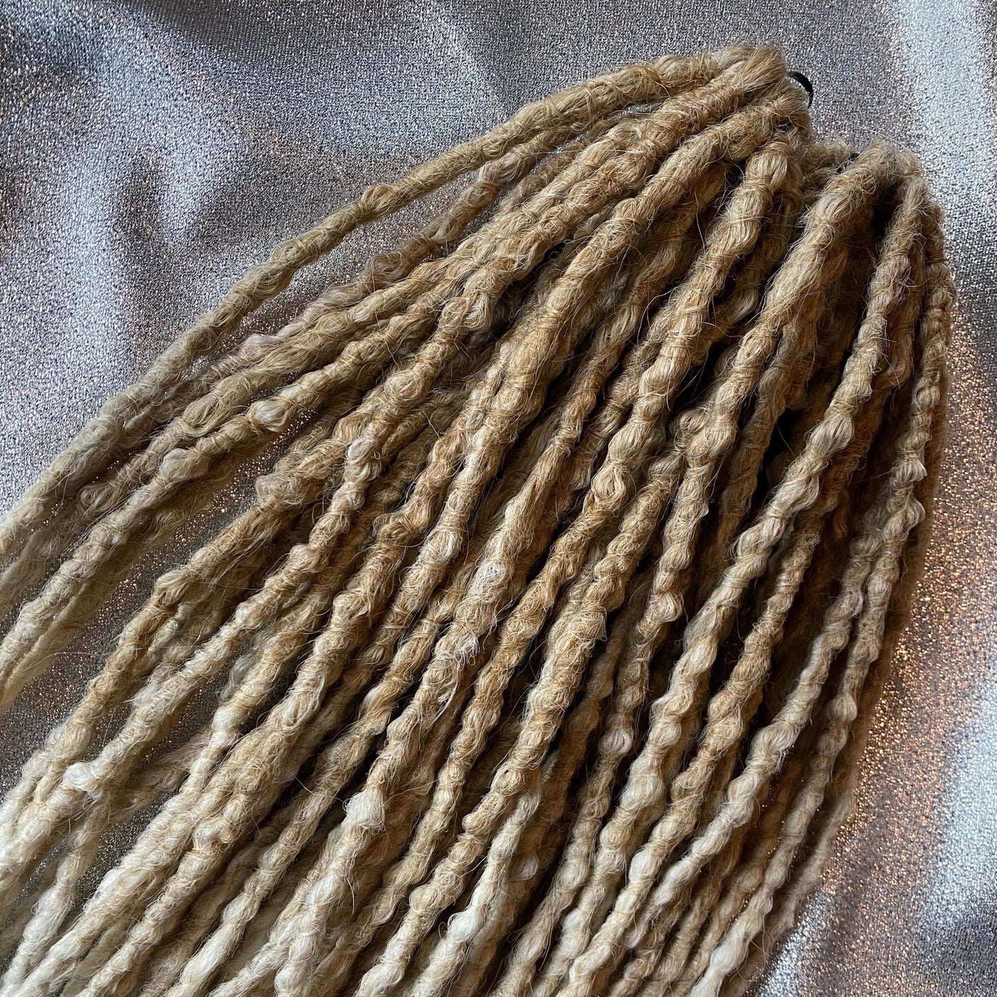Synthetic Dreadlocks with Braids Warm Blonde Ombre