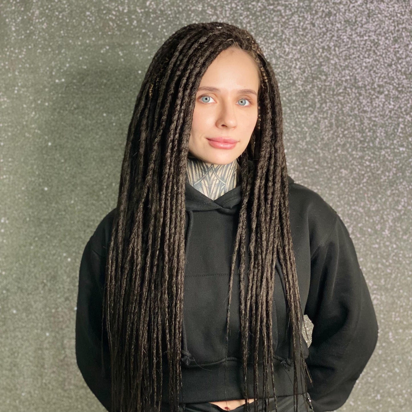 Dark Chocolate Brown Synthetic Crochet Dreadlocks