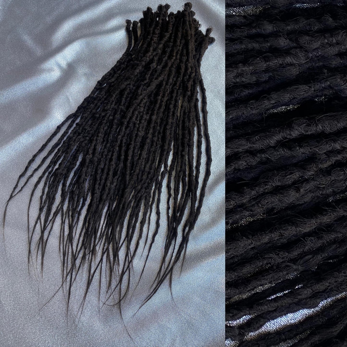 Dark Chocolate Brown Synthetic Crochet Dreadlocks