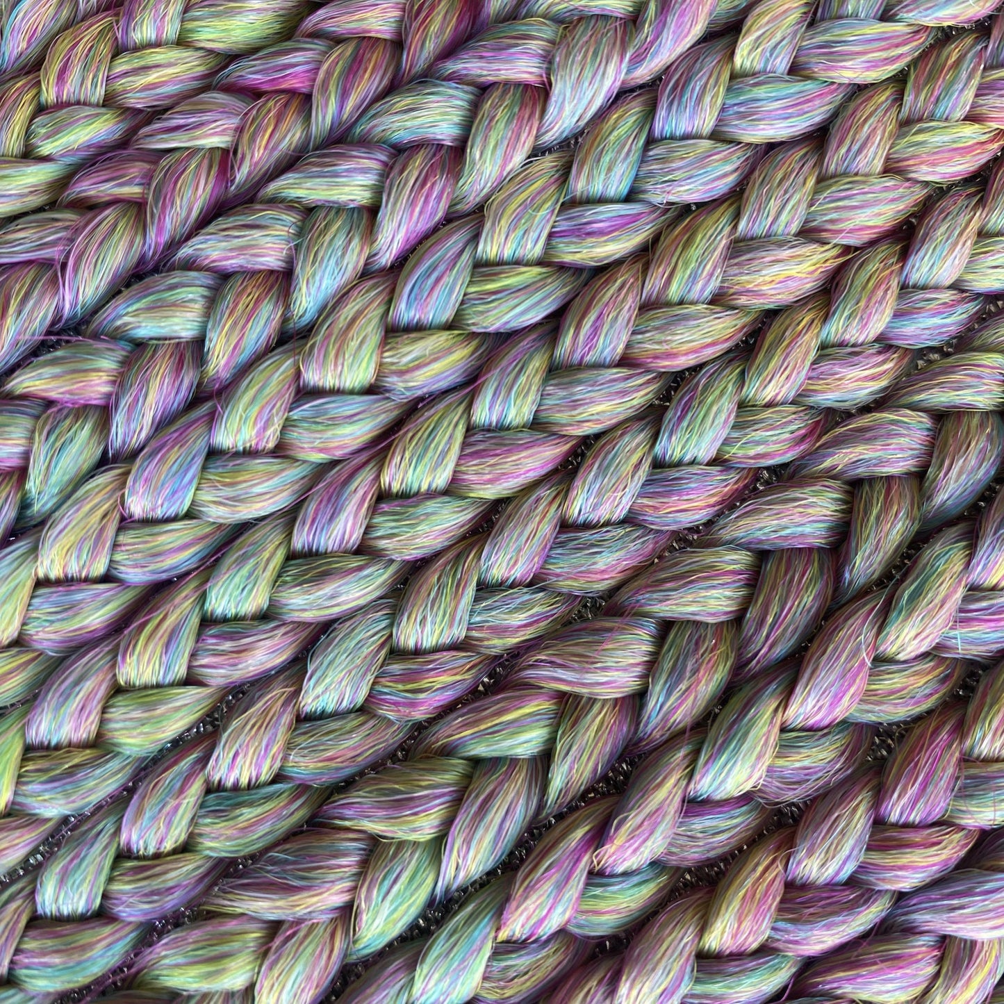 Rainbow Synthetic Braids Hair Extensions