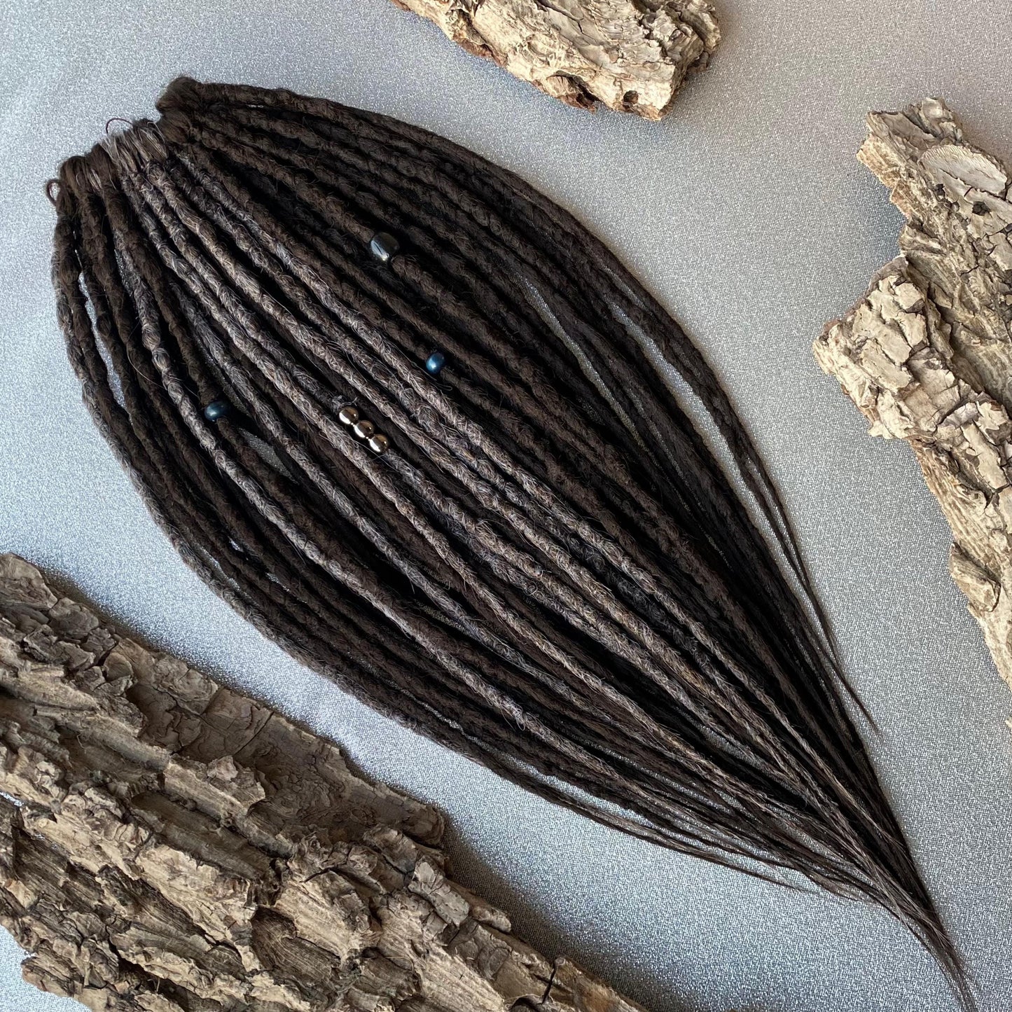 Chocolate Brown Synthetic Crochet Dreadlocks