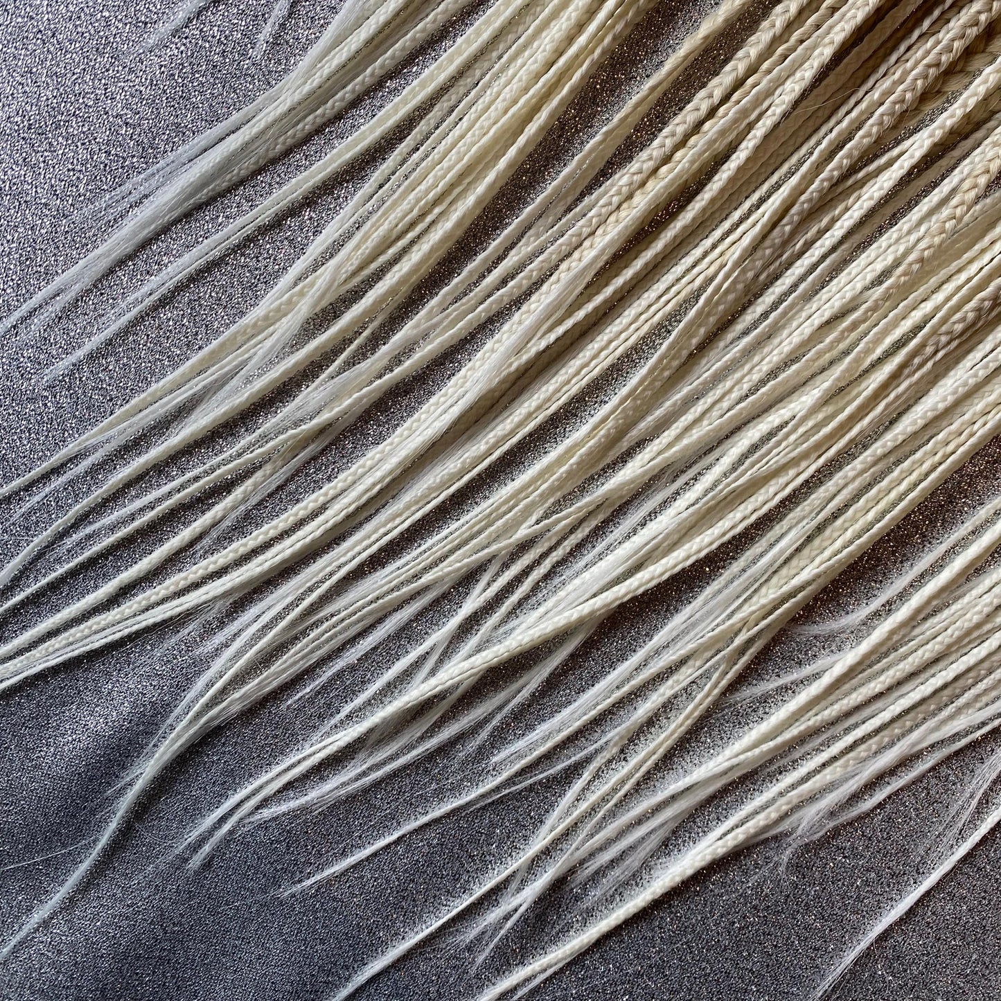 Synthetic Braids Hair Extensions Warm Blonde Ombre