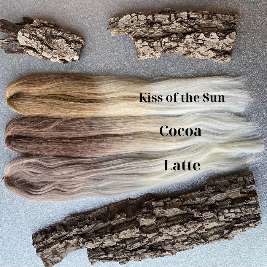 Brown to Blonde Ombre Synthetic Dreadlocks