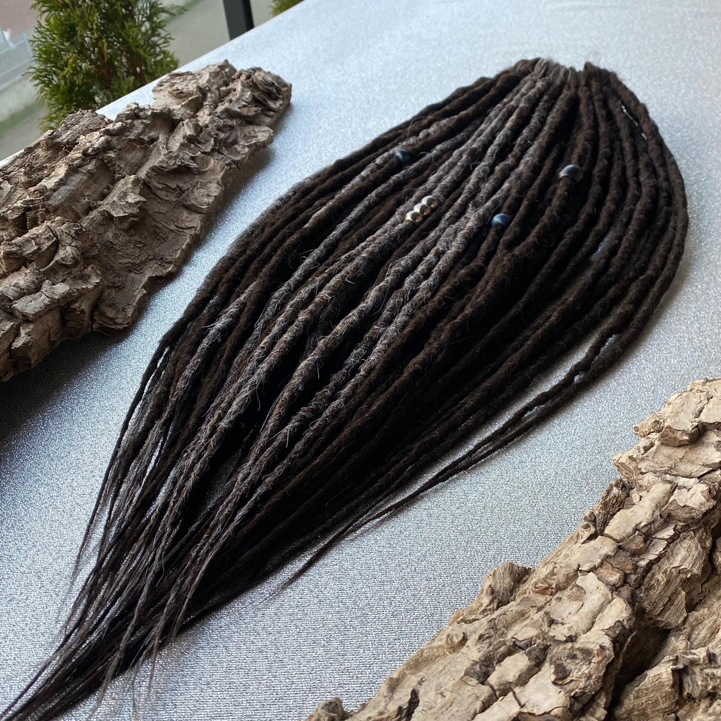Chocolate Brown Synthetic Crochet Dreadlocks