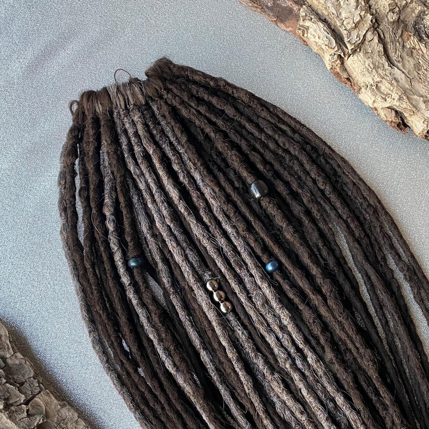 Chocolate Brown Synthetic Crochet Dreadlocks