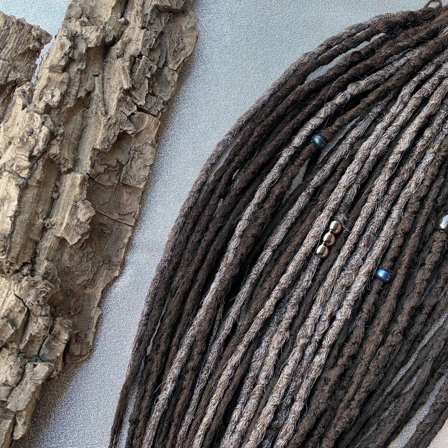 Chocolate Brown Synthetic Crochet Dreadlocks