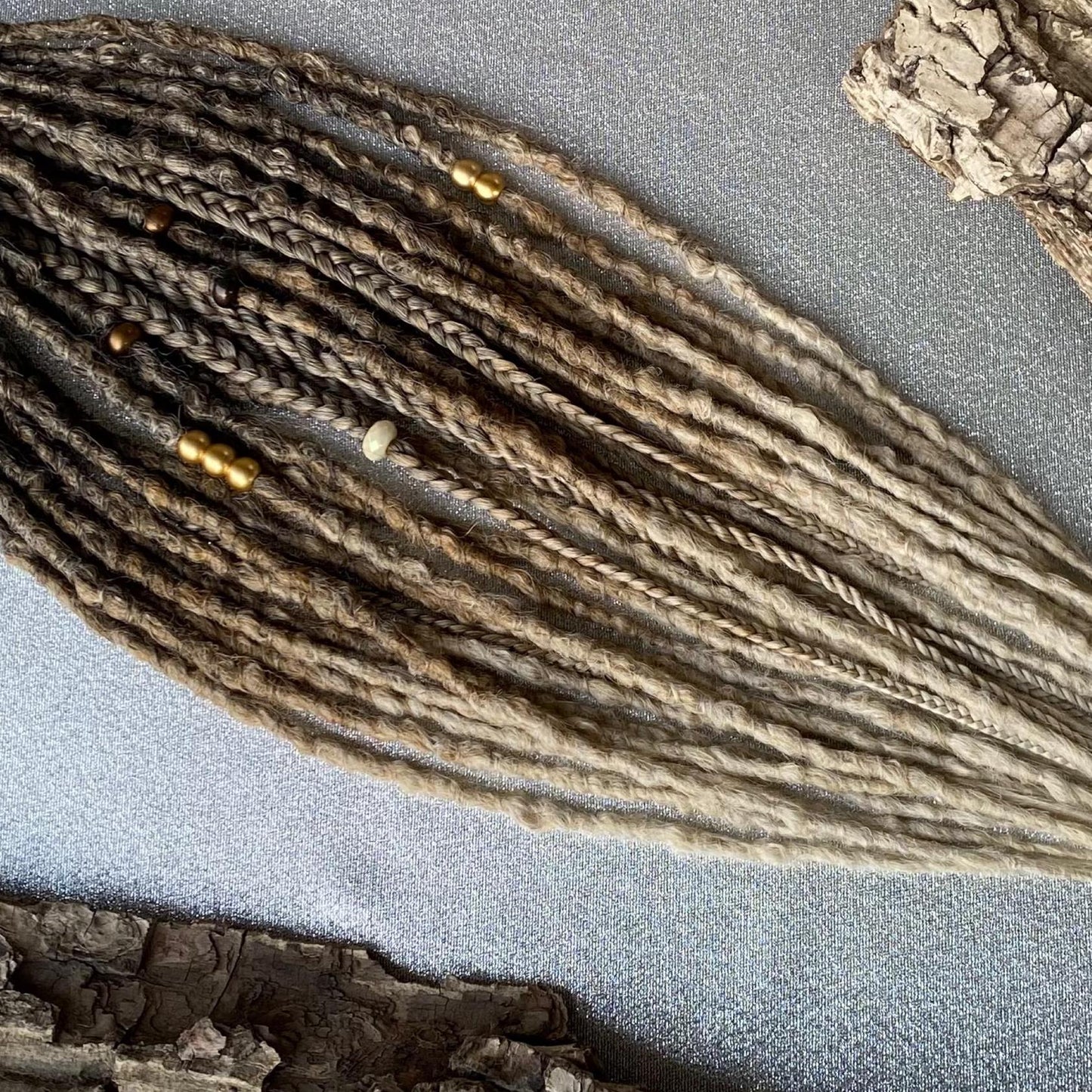 Light Brown Ombre Synthetic Crochet Dreadlocks
