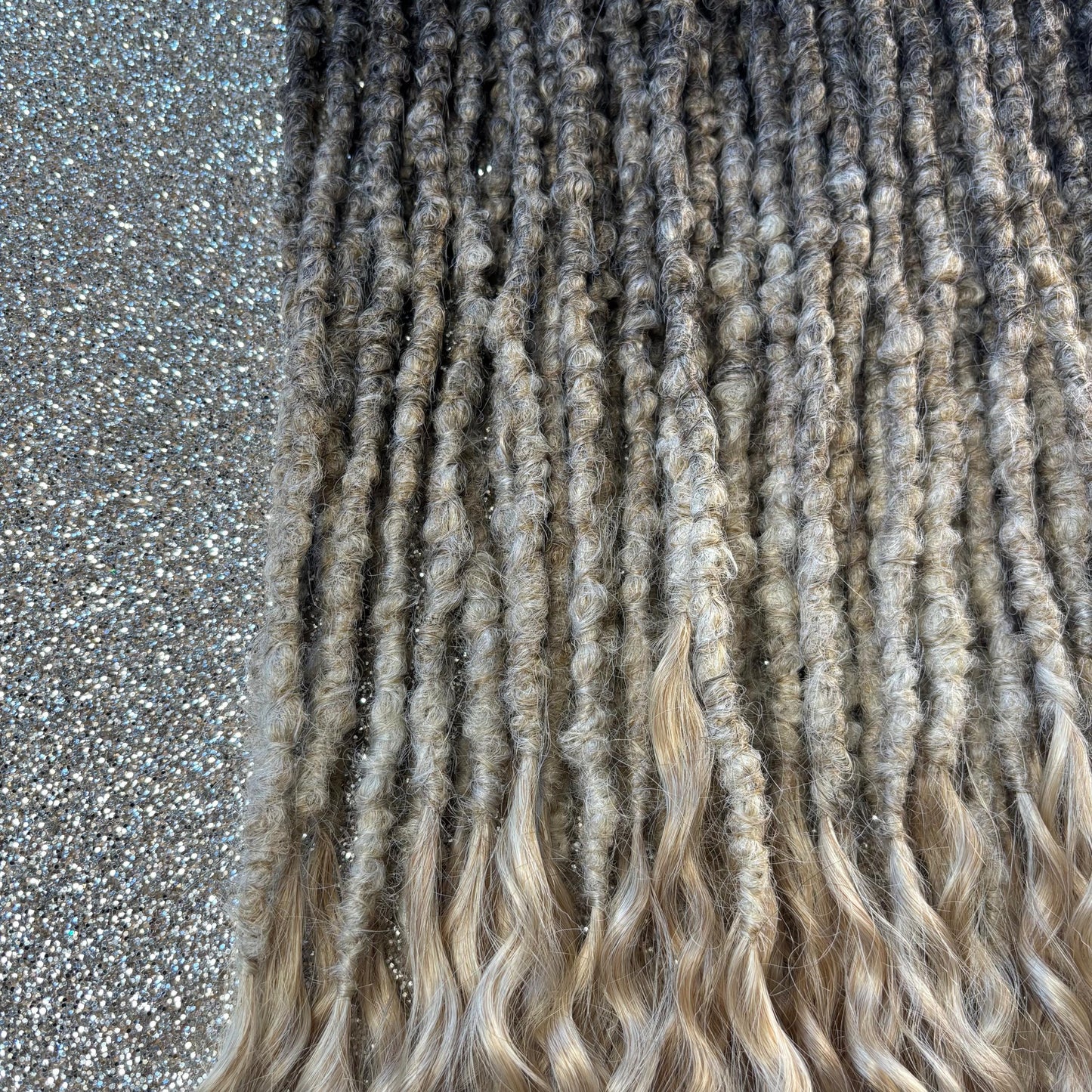 Boho Synthetic Crochet Dreadlocks Curly Loose Ends