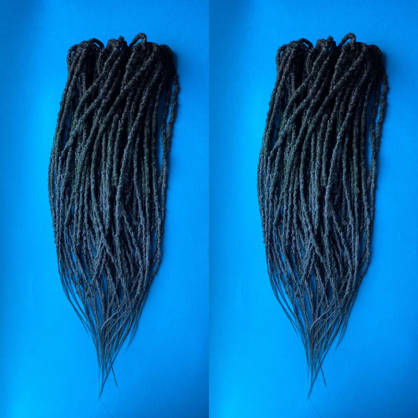 Synthetic Dreadlocks Turquoise Blue Ombre
