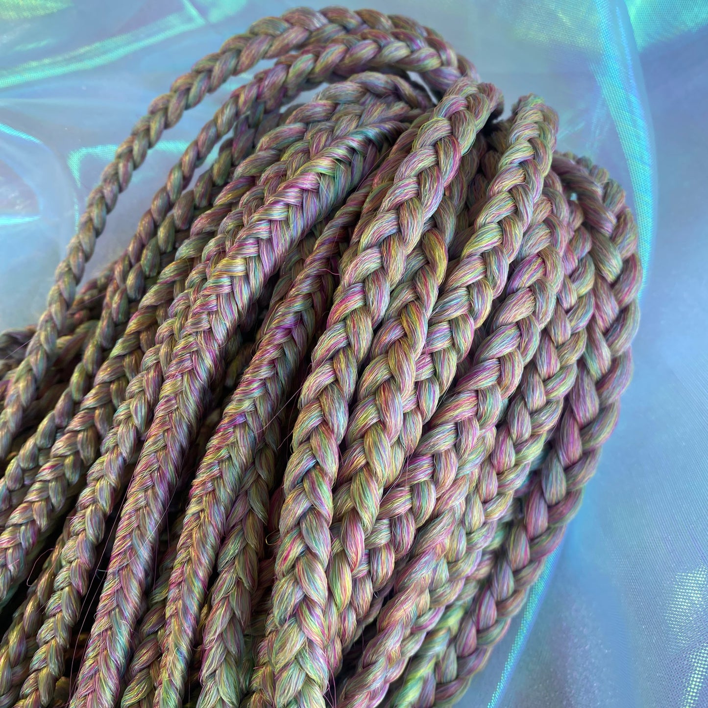 Rainbow Synthetic Braids Hair Extensions