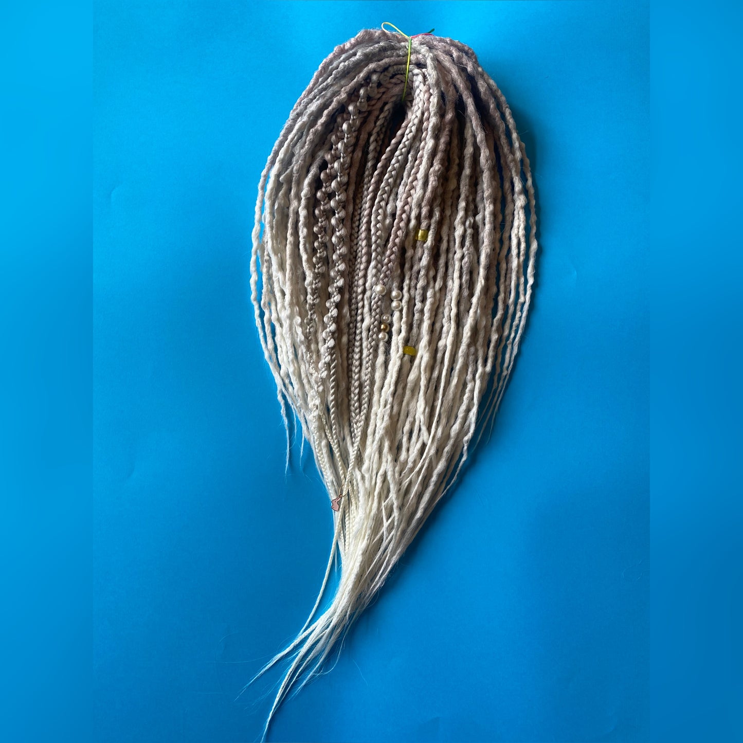 Blonde Ombre Synthetic Dreadlocks Full Set