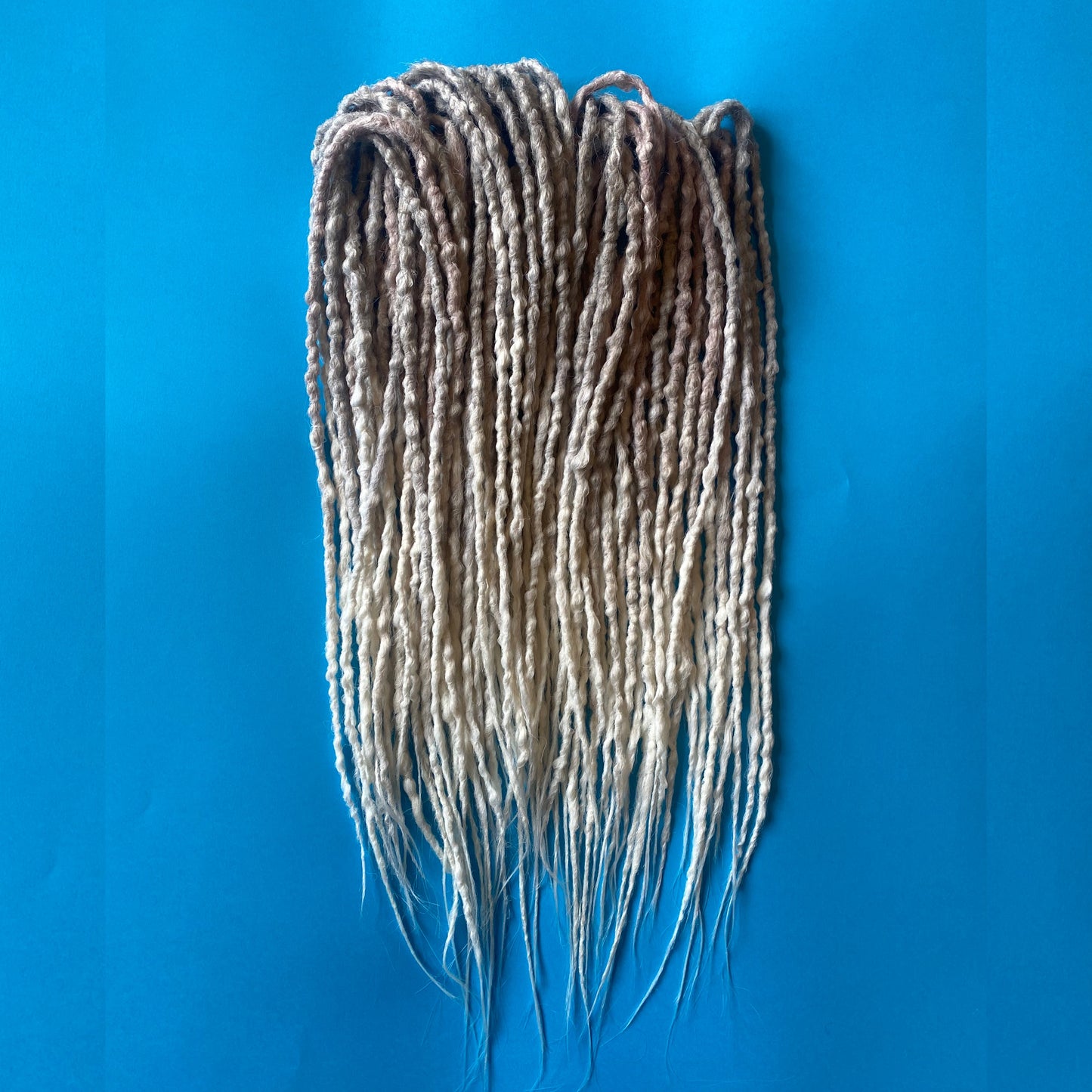 Blonde Ombre Synthetic Dreadlocks Full Set