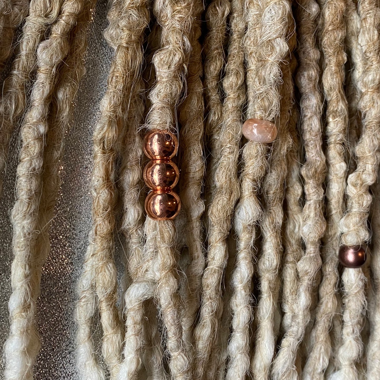 Synthetic Dreadlocks with Braids Warm Blonde Ombre