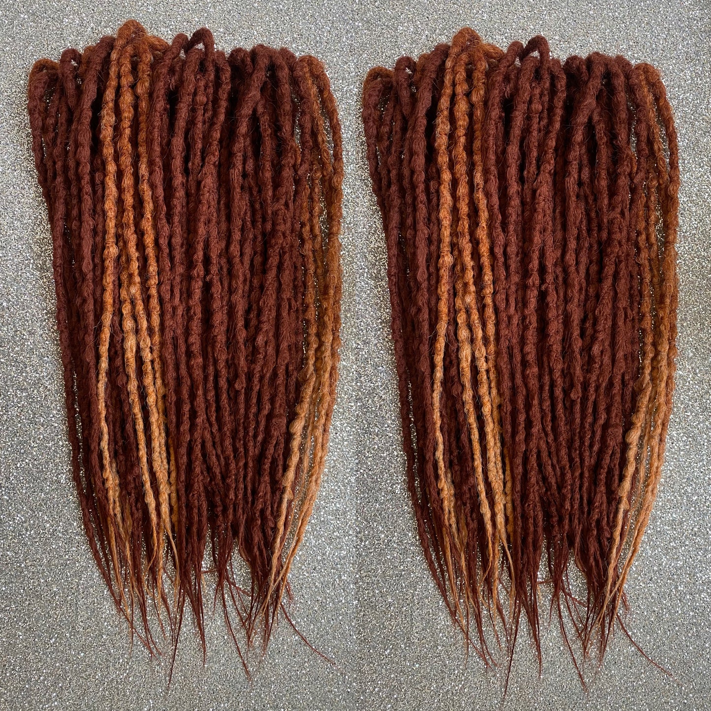 Copper Crochet Synthetic Dreadlocks