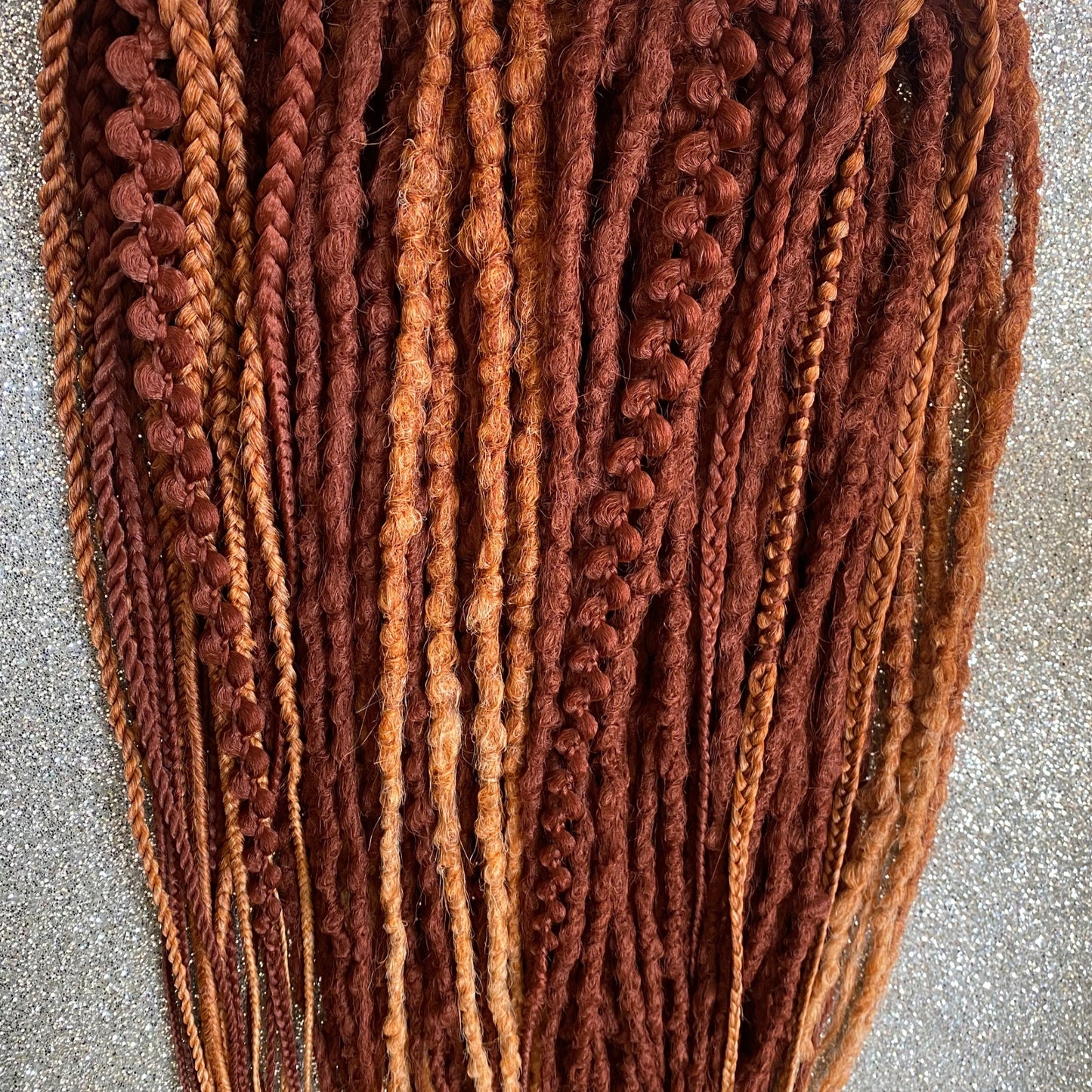 Copper Crochet Synthetic Dreadlocks