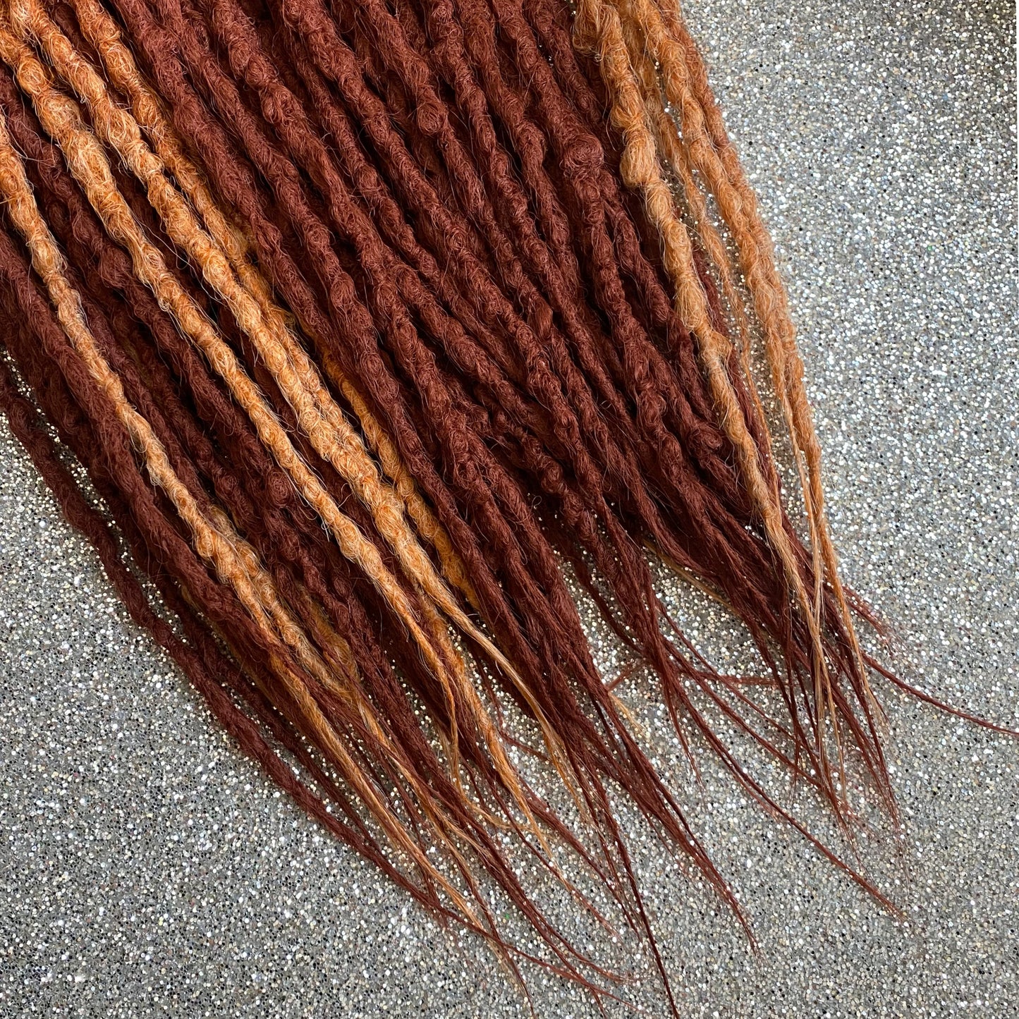 Copper Crochet Synthetic Dreadlocks