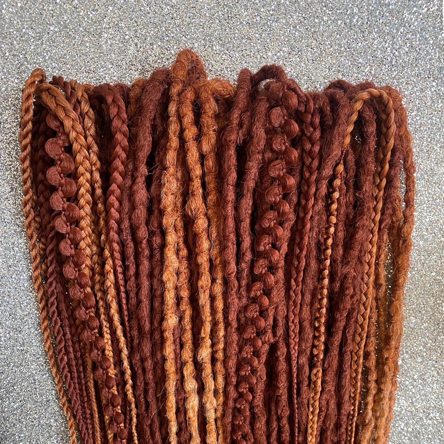 Copper Crochet Synthetic Dreadlocks
