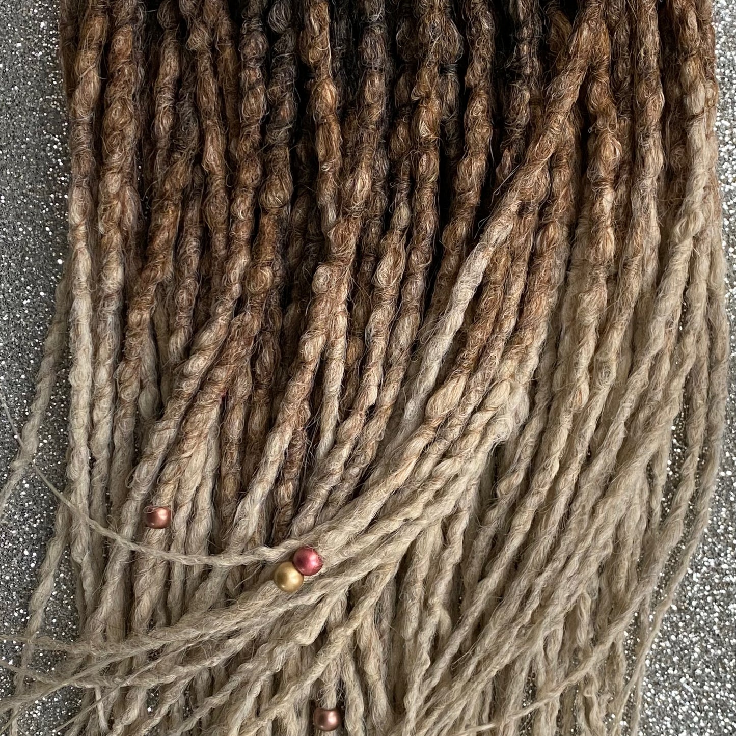 Brown Ombre Synthetic Dreadlocks