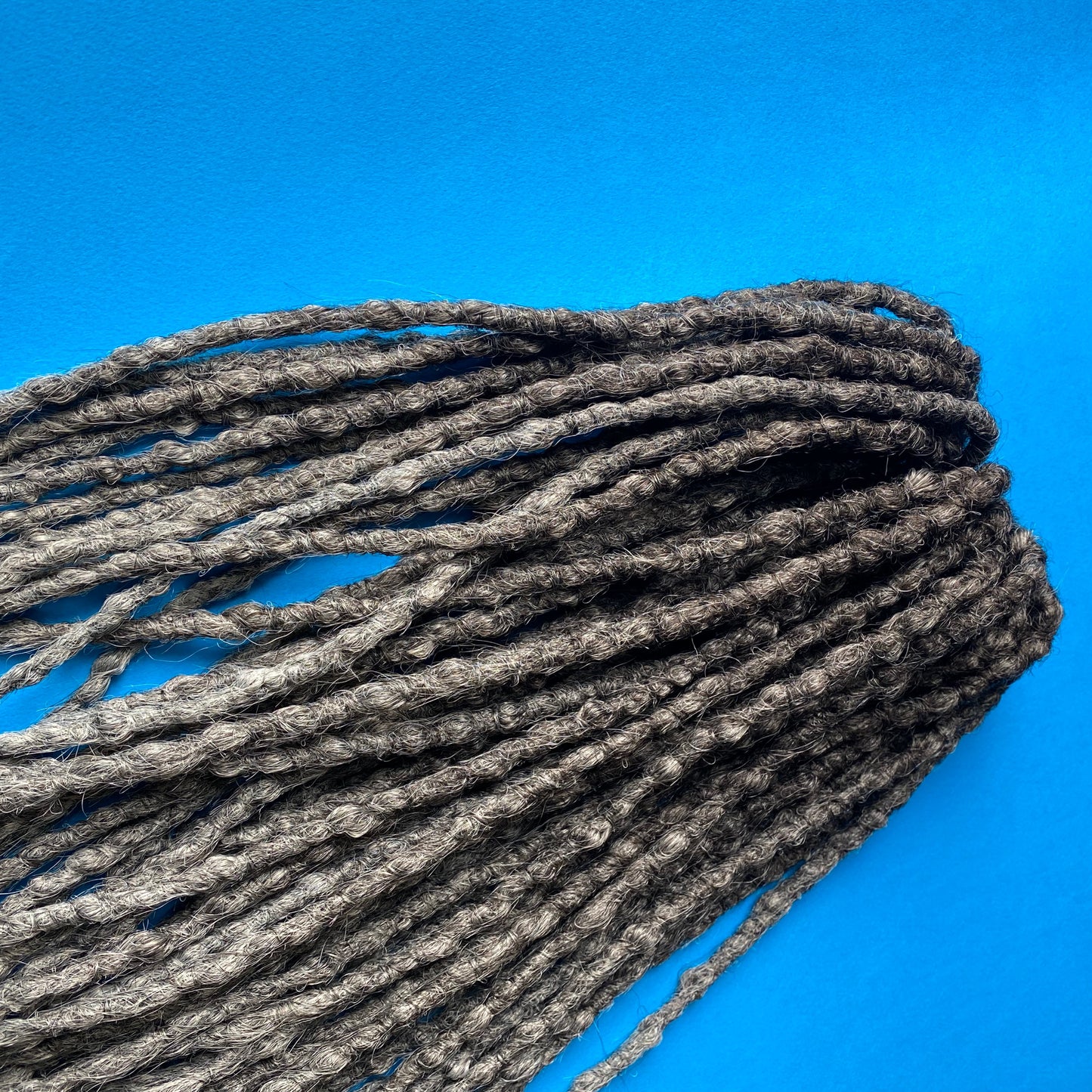 Men's Wolf Gray Synthetic Dreadlocks