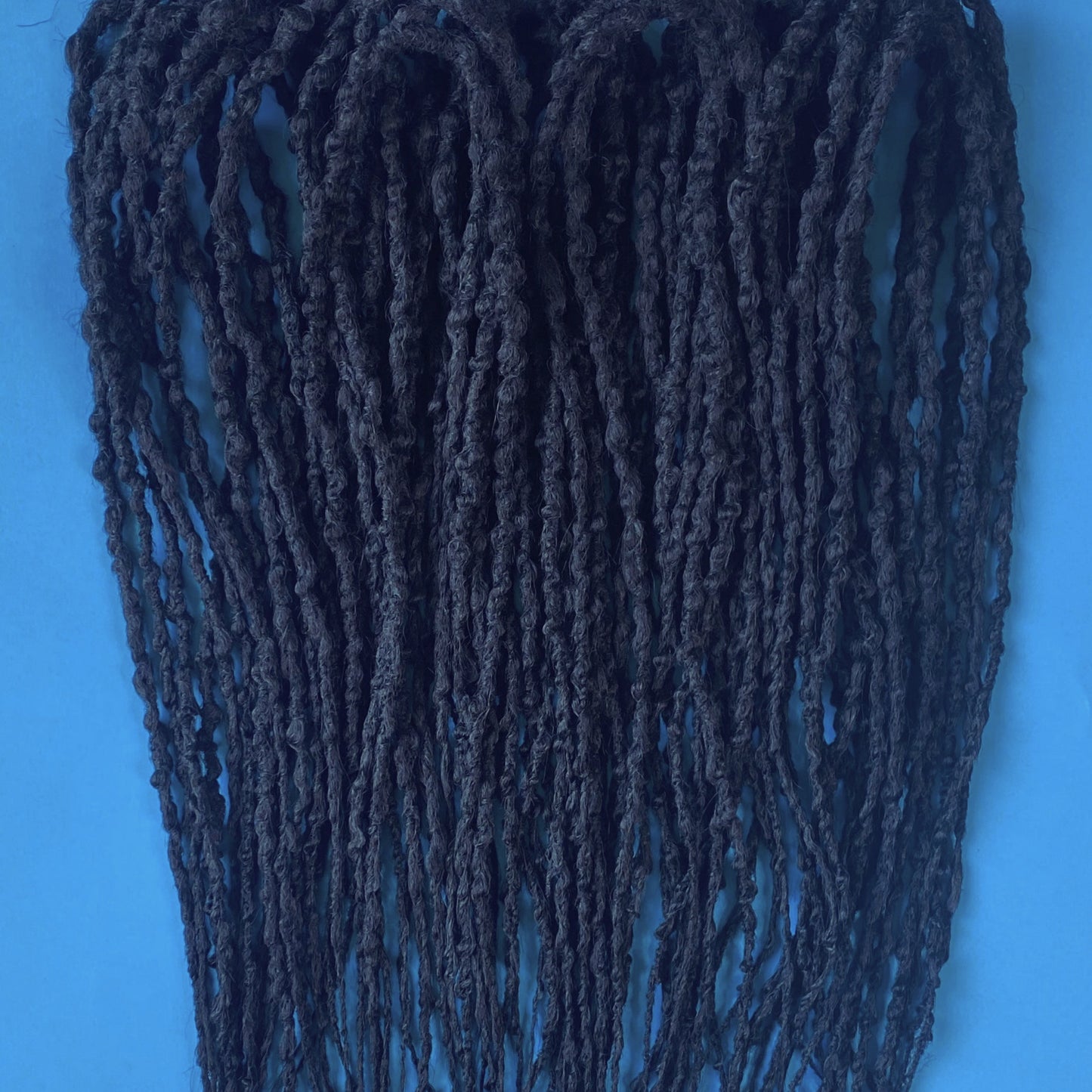 Deep Black Dreads and Braids mix