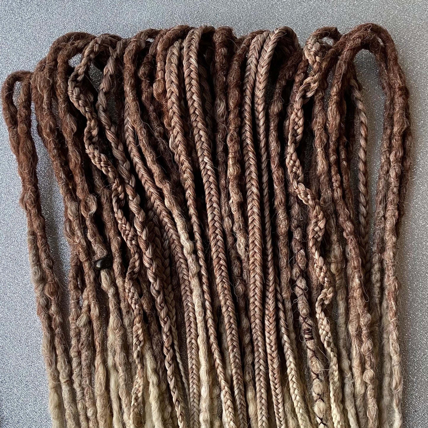Brown to Blonde Ombre Synthetic Dreadlocks