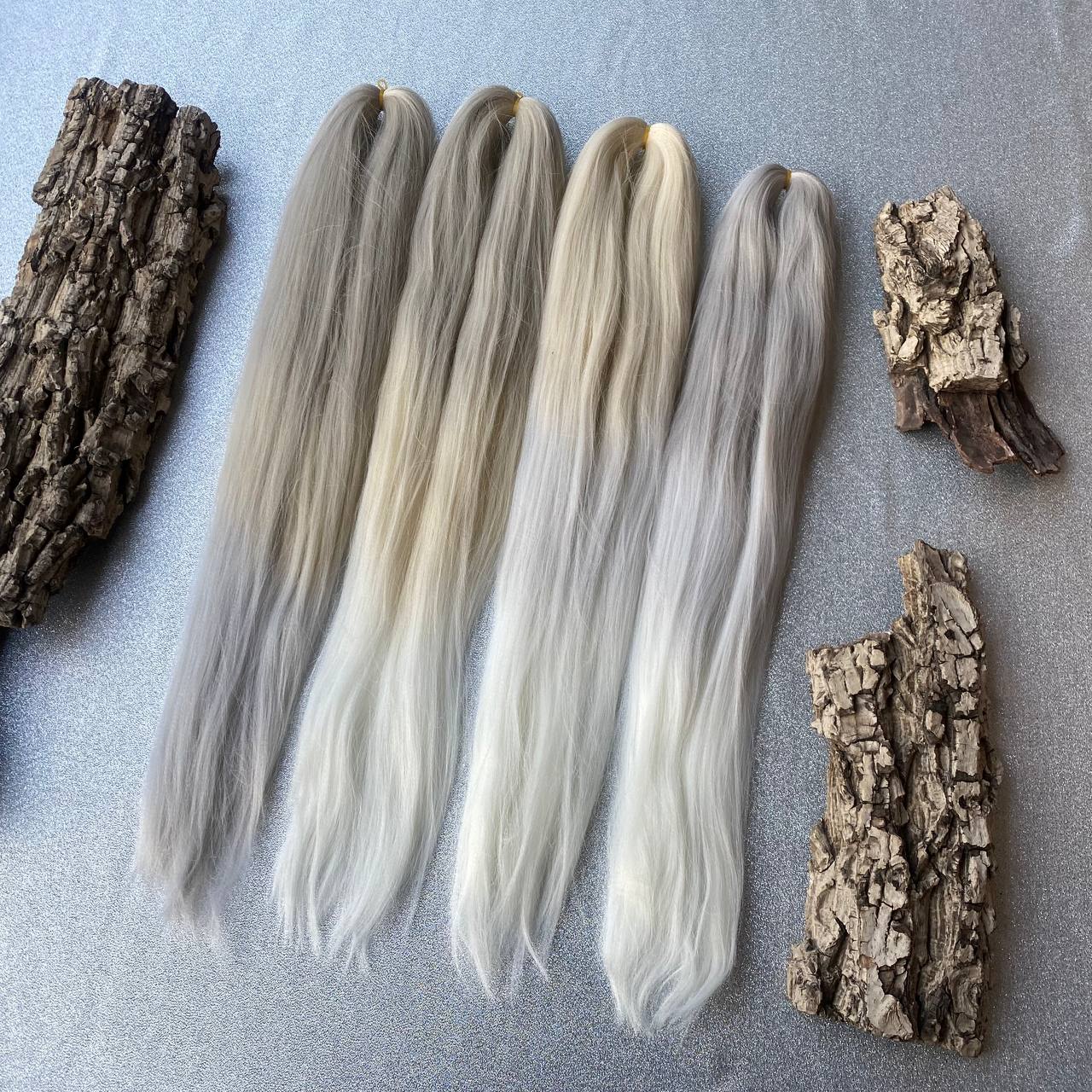 Synthetic Dreadlocks with Braids Warm Blonde Ombre