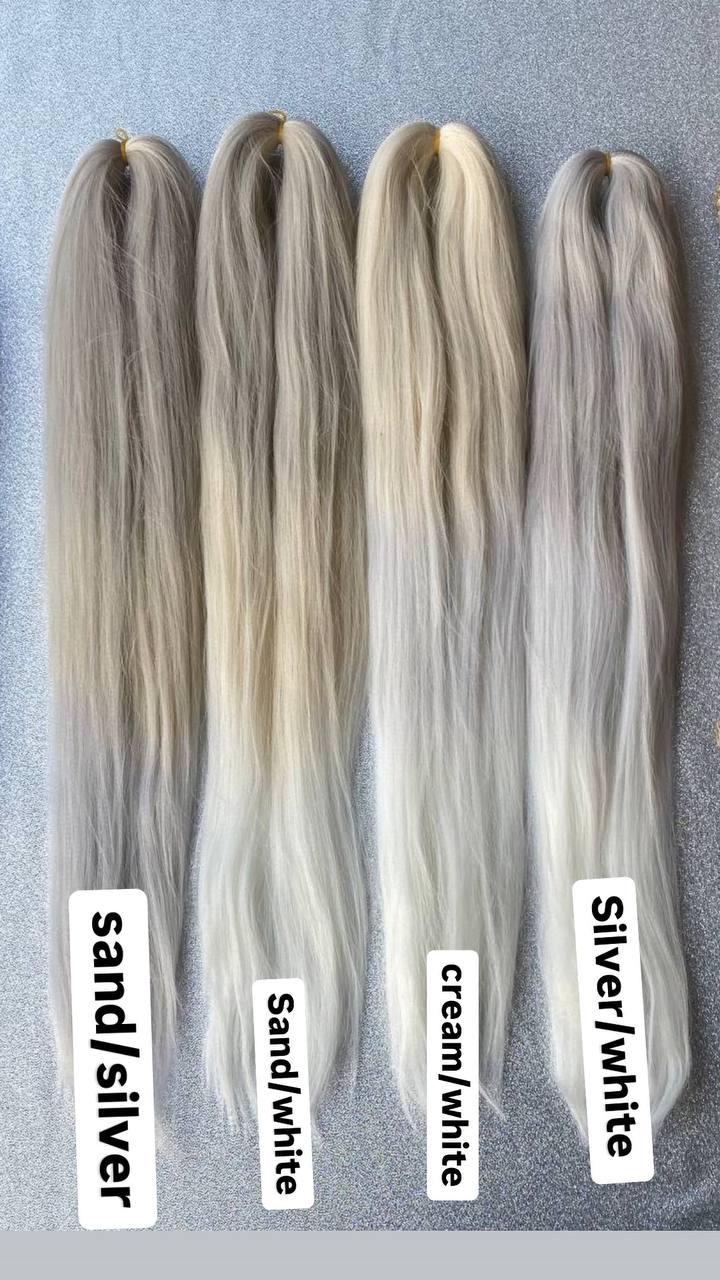 Synthetic Dreadlocks with Braids Warm Blonde Ombre