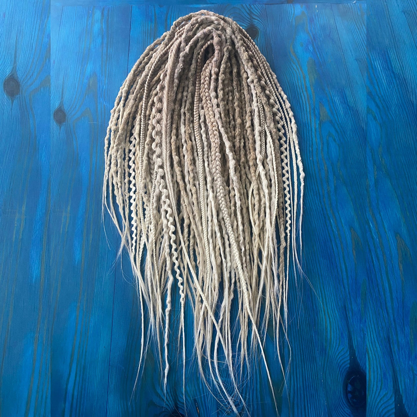 Ash Blonde Ombre Synthetic Dreadlocks