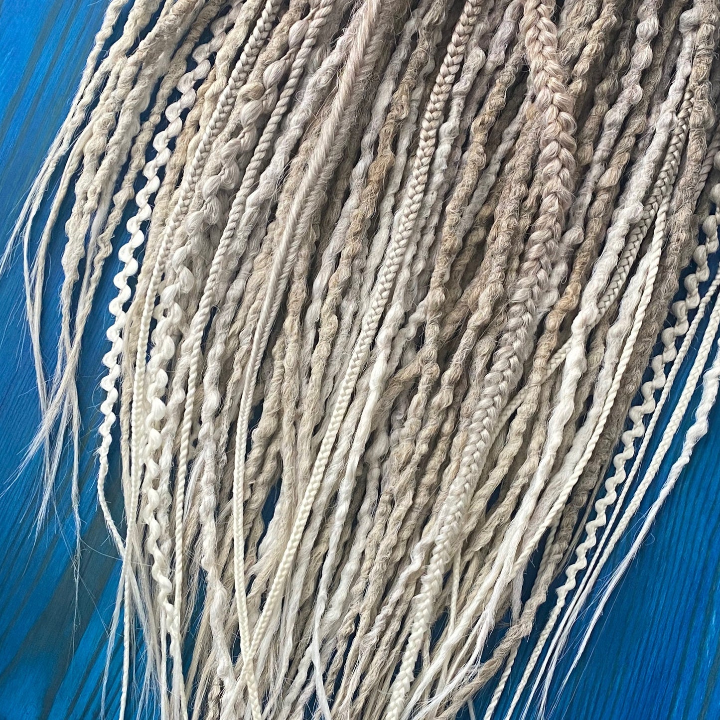 Ash Blonde Ombre Synthetic Dreadlocks