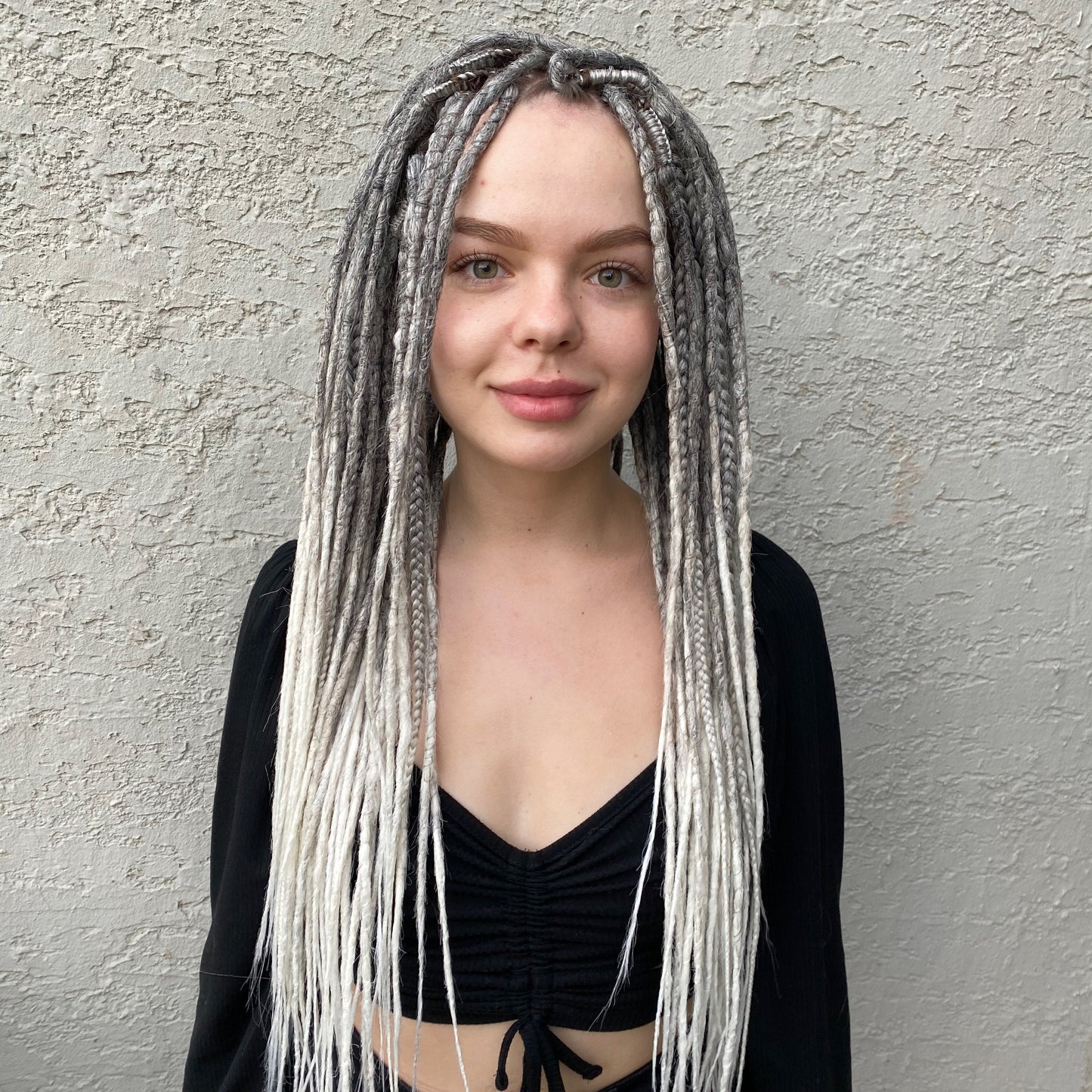 Synthetic Dreads Silver Blonde