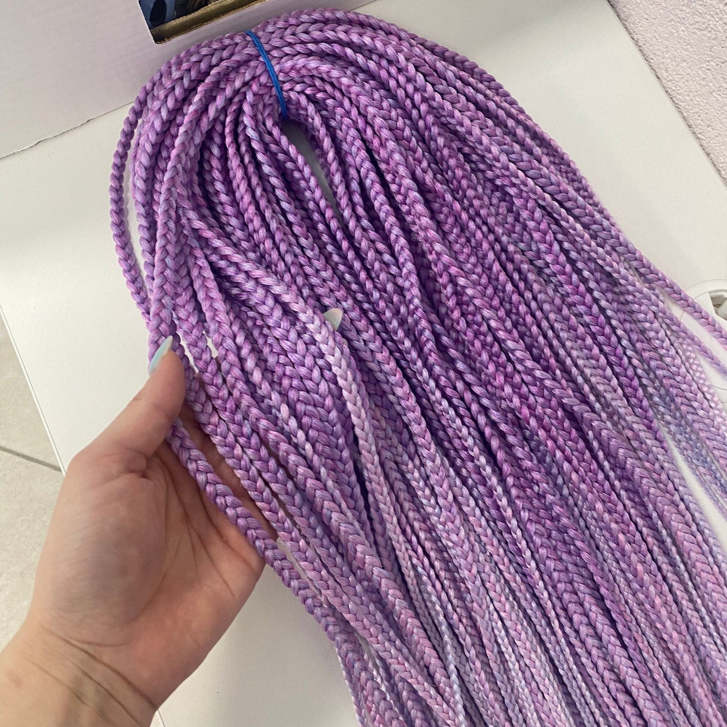 Lilac Ombre Synthetic Braids