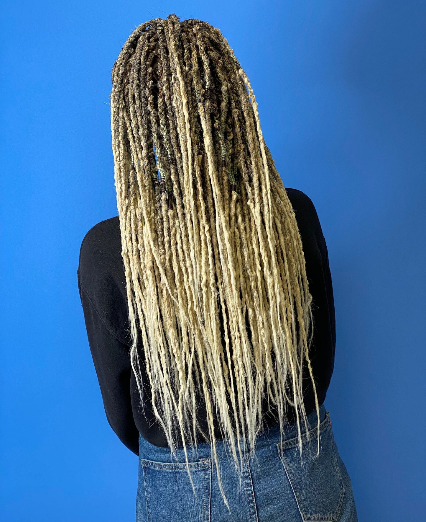 Blonde Ombre Synthetic Dreadlocks