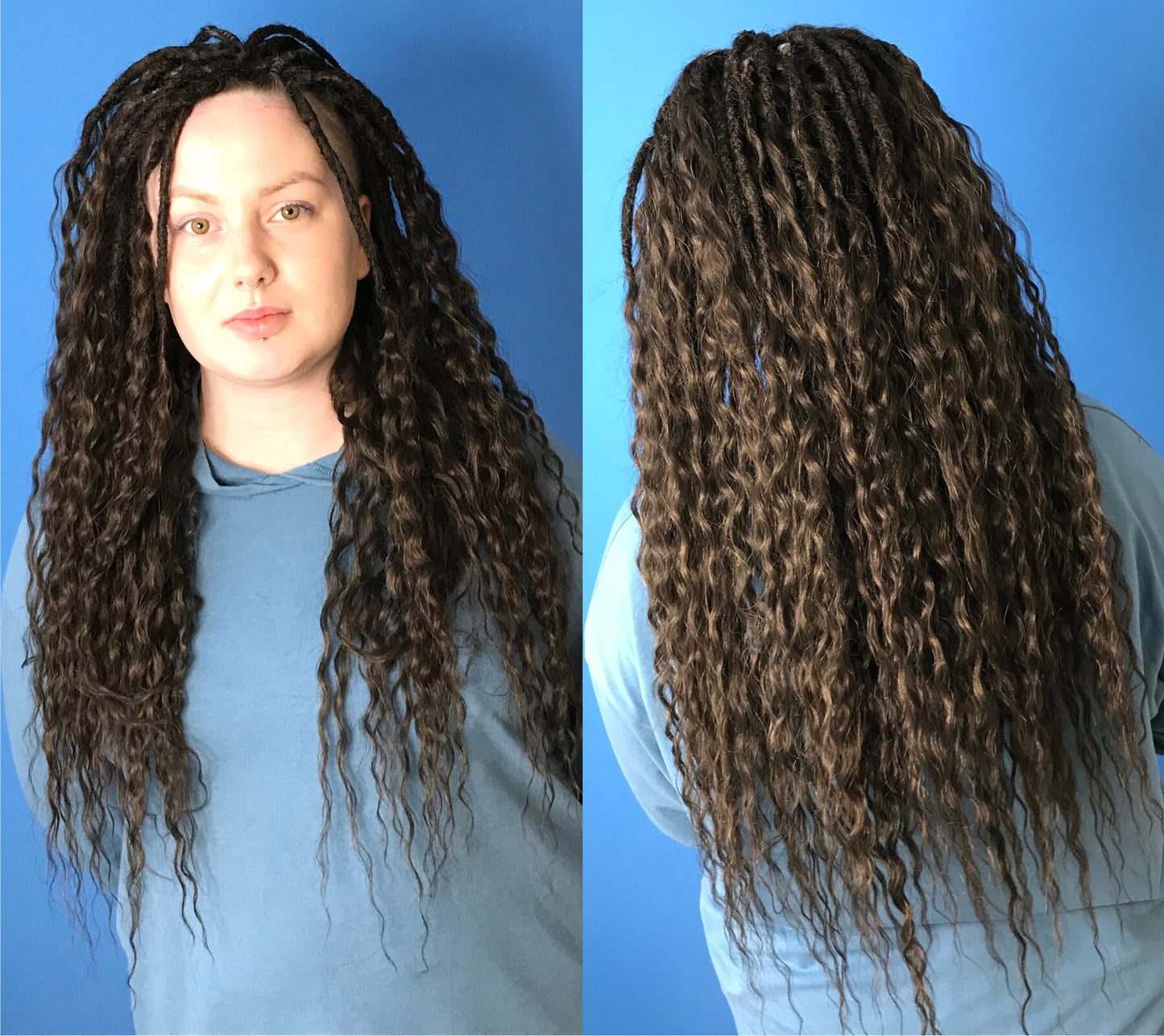 Curly Sythetic Double Ended Dreadlocks