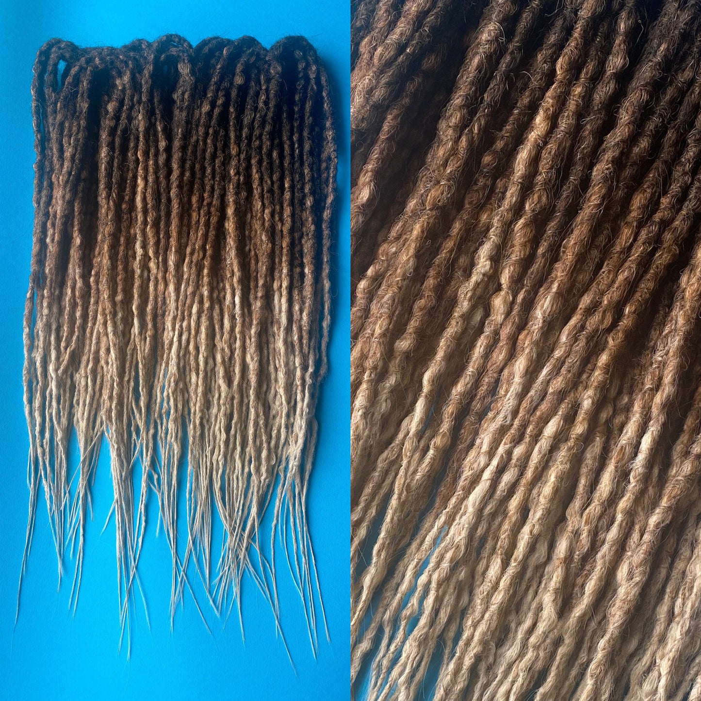 Brown Ombre Synthetic Dreadlocks