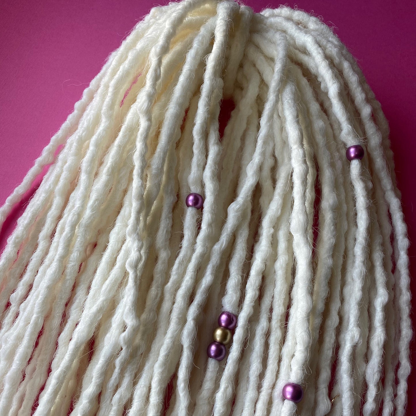 Synthetic Dreadlocks Lumpy Warm Blonde