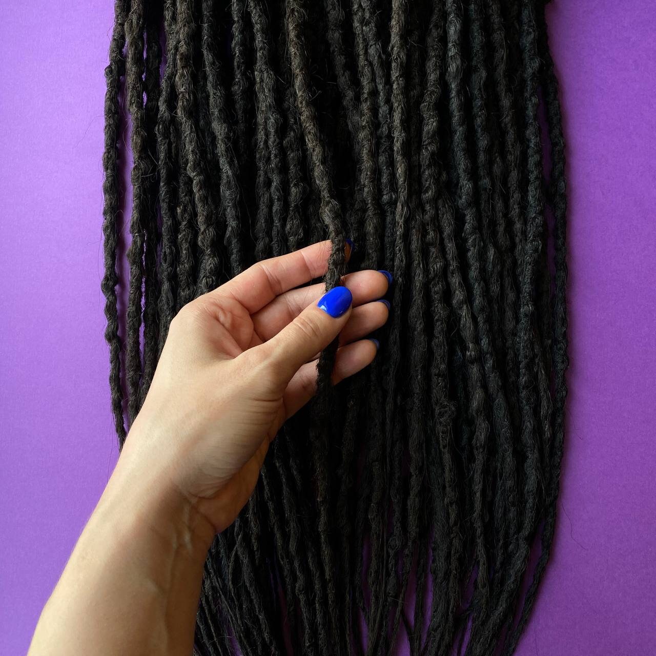 Dark Brown Synthetic Dreadlocks