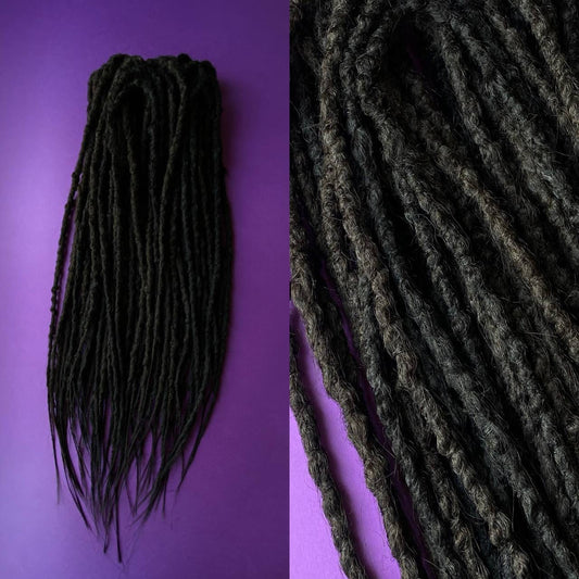 Dark Brown Synthetic Dreadlocks