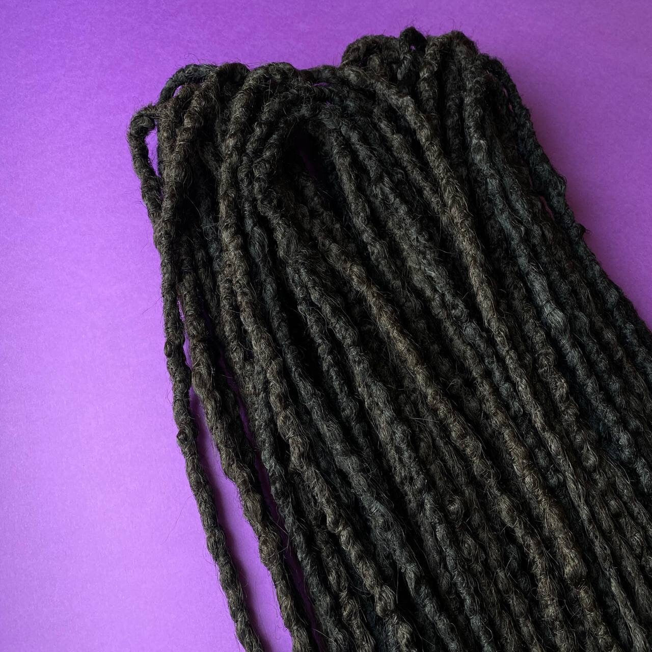 Dark Brown Synthetic Dreadlocks