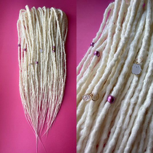 Synthetic Dreadlocks Lumpy Warm Blonde