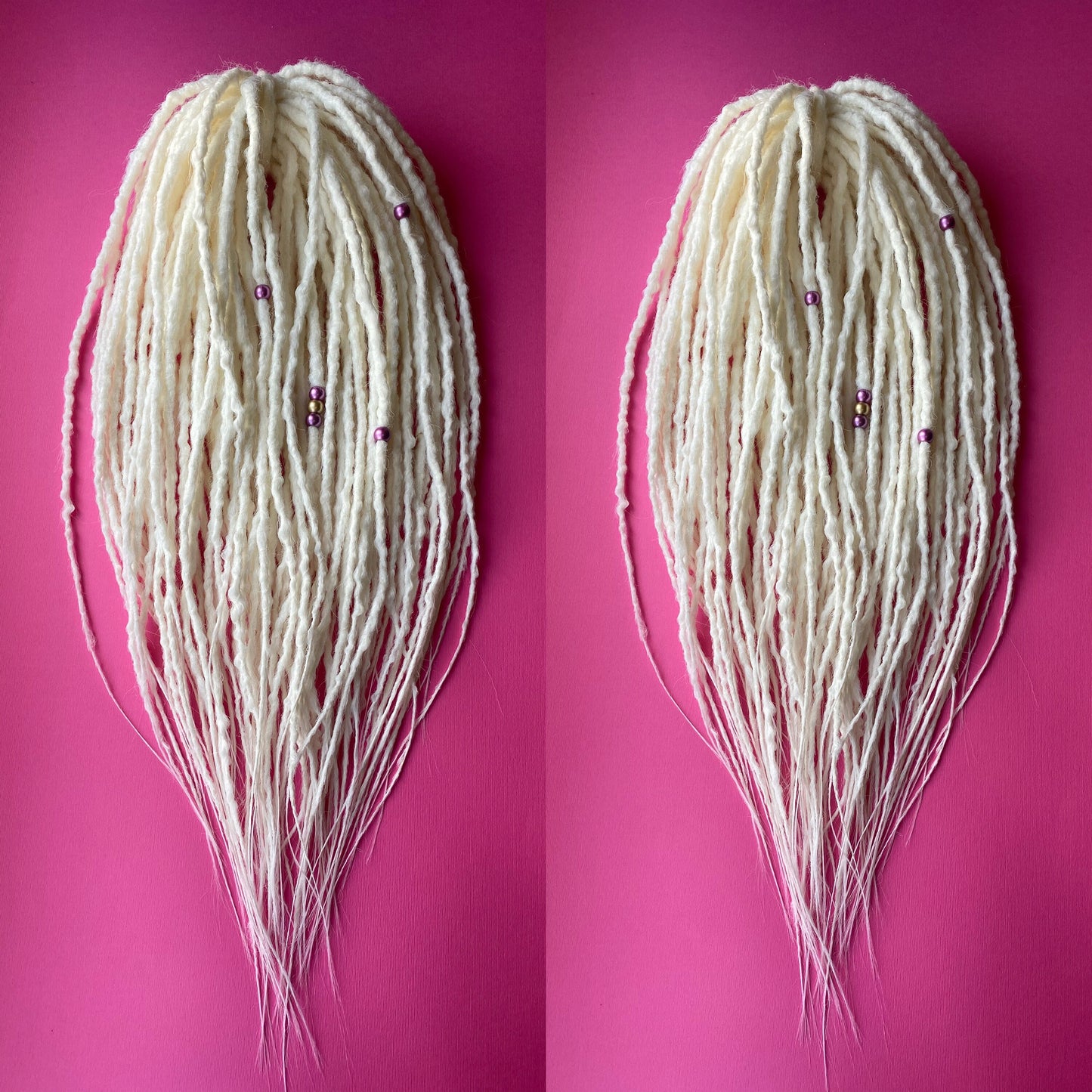 Synthetic Dreadlocks Lumpy Warm Blonde