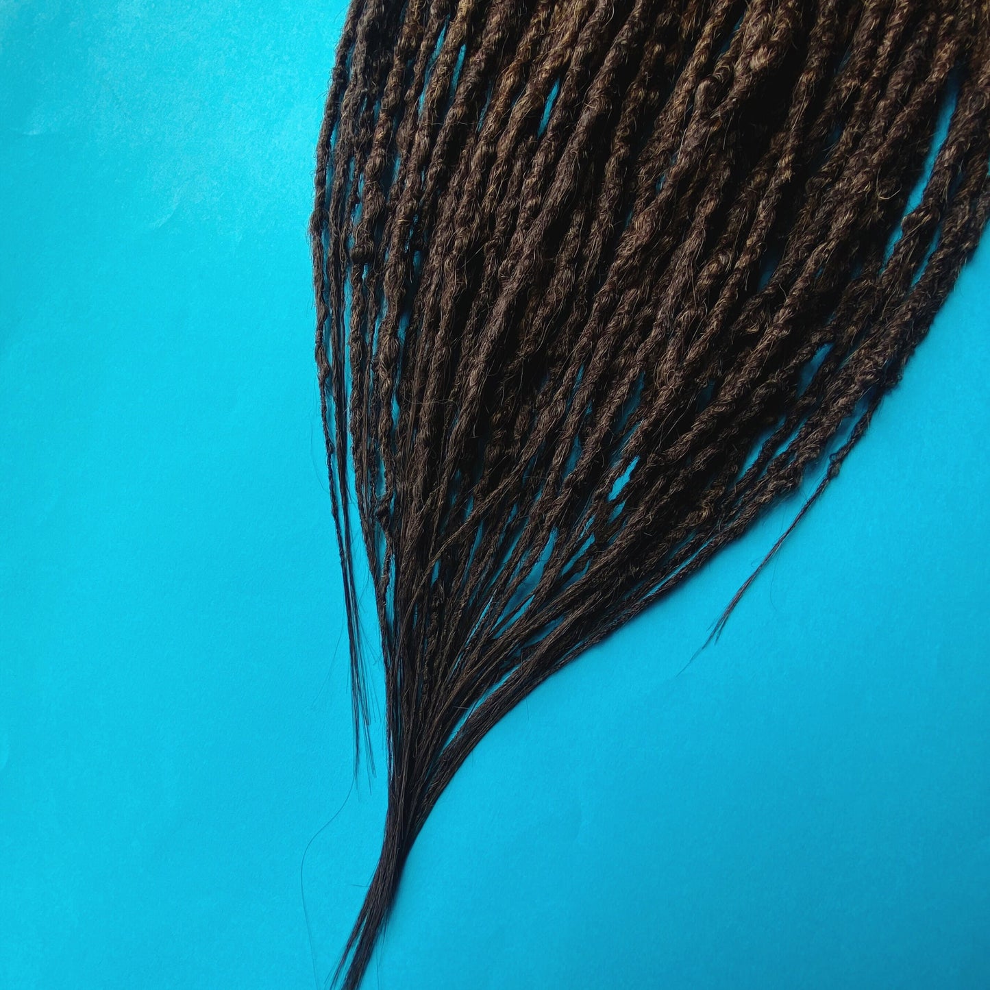 Dark Brown Ombre Lumpy Synthetic Dreadlocks