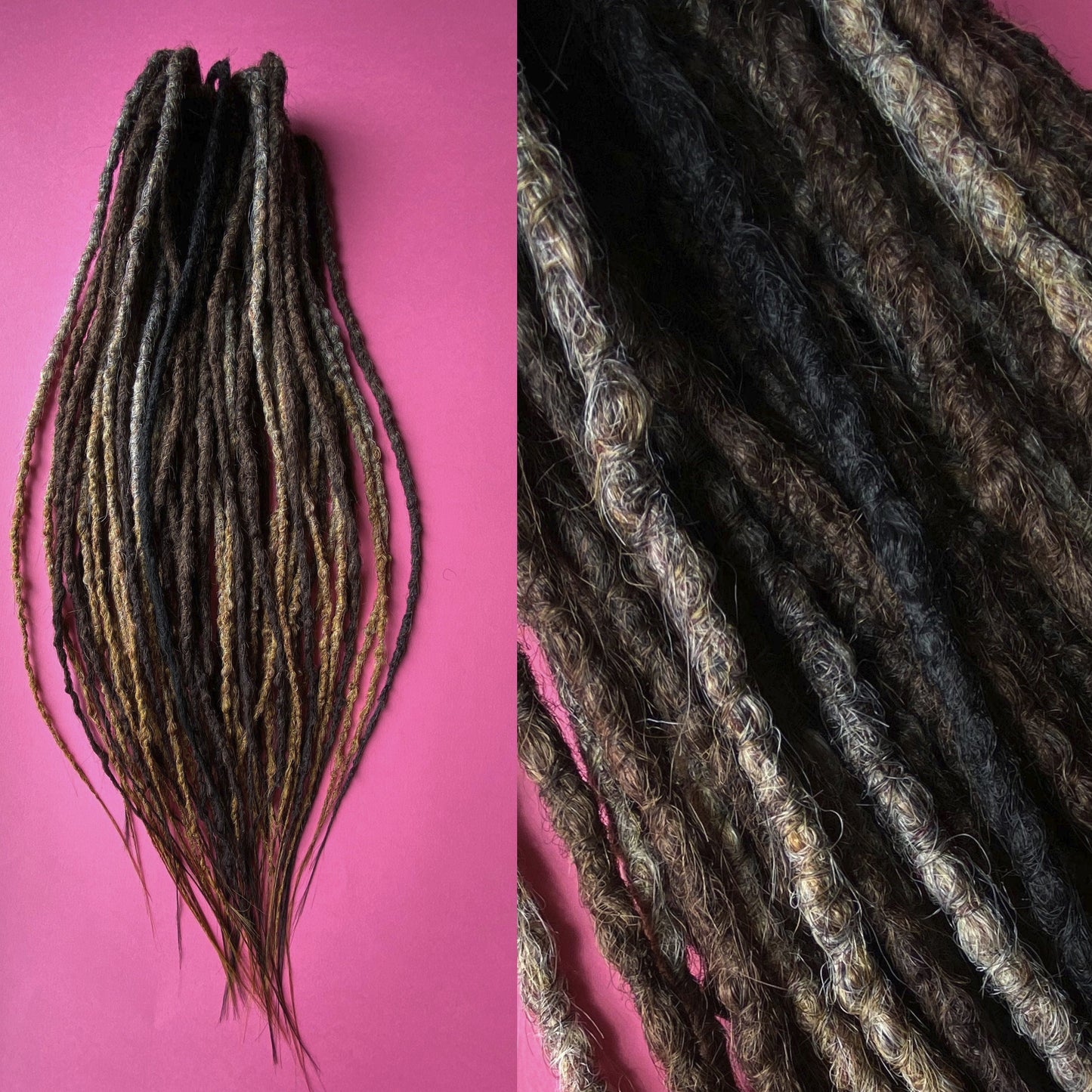 Brown Mix Shades Crochet Dreadlocks