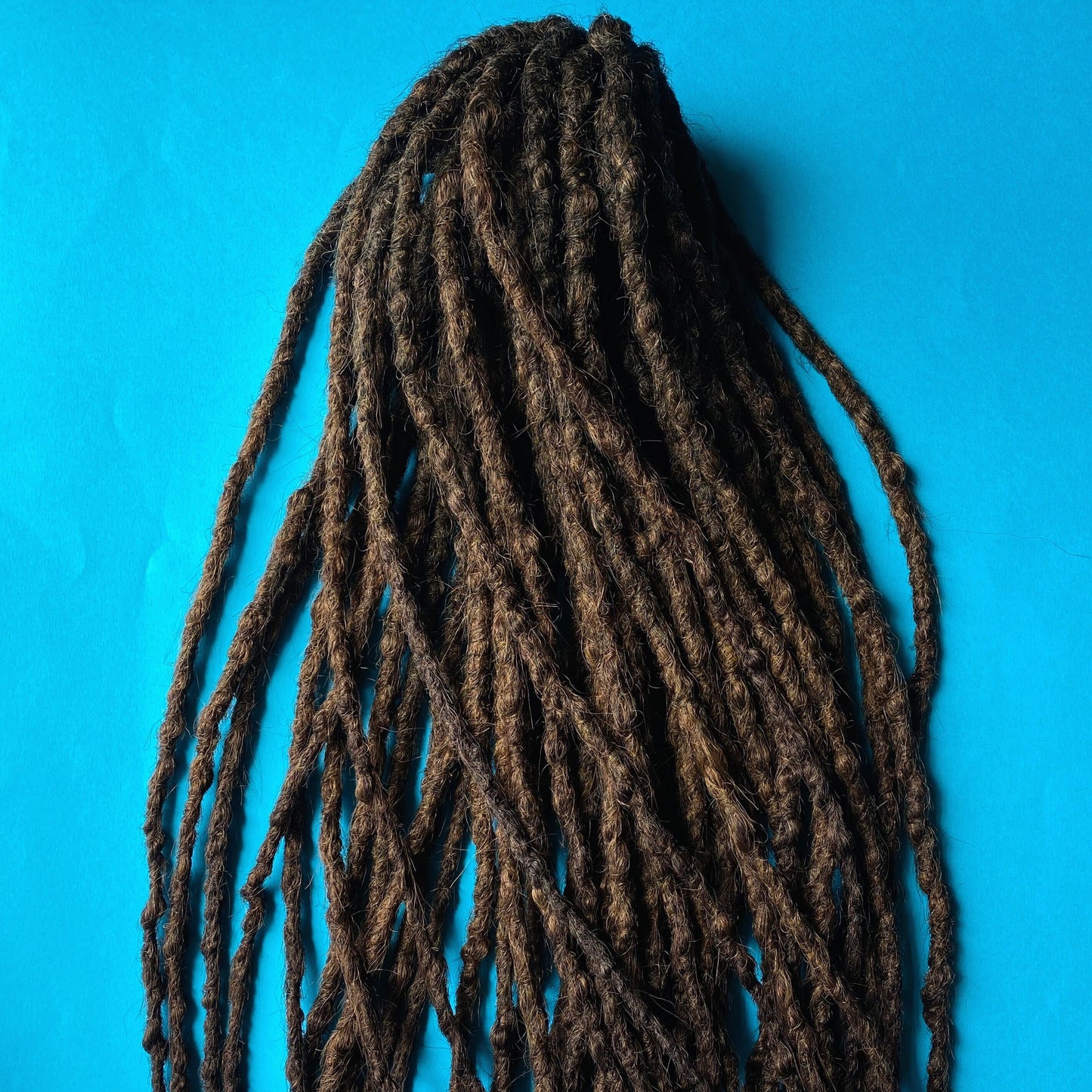 Dark Brown Ombre Lumpy Synthetic Dreadlocks